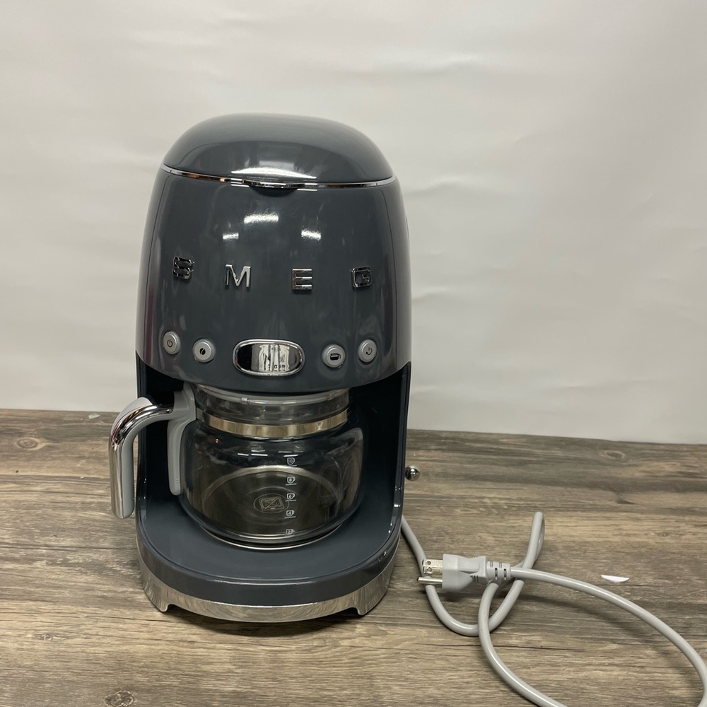 SMEG - DCF02 Drip 10-Cup Coffee Maker - Gray